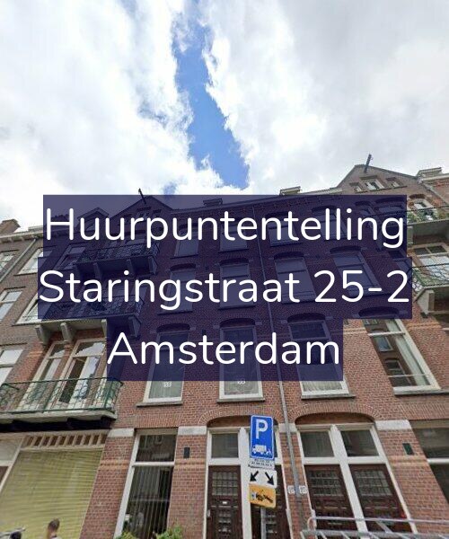 Foto gevel Huurpuntentelling voor Staringstraat 25-2, Amsterdam