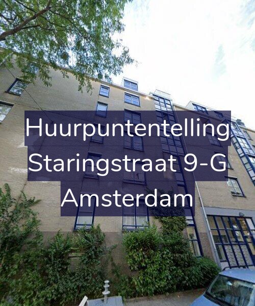 Foto gevel Huurpuntentelling voor Staringstraat 9-G, Amsterdam