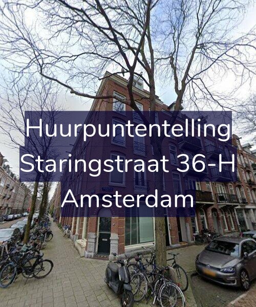 Foto gevel Huurpuntentelling voor Staringstraat 36-H, Amsterdam