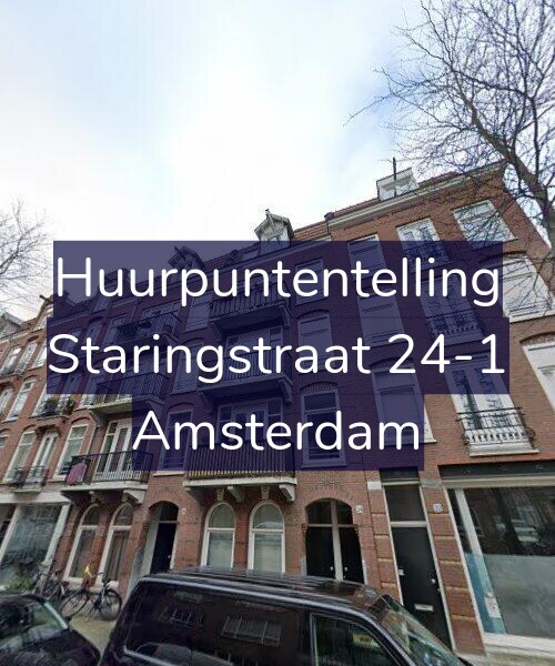 Foto gevel Huurpuntentelling voor Staringstraat 24-1, Amsterdam