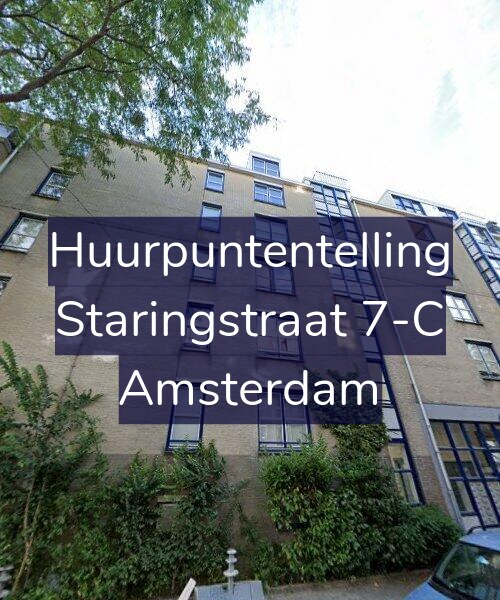 Foto gevel Huurpuntentelling voor Staringstraat 7-C, Amsterdam