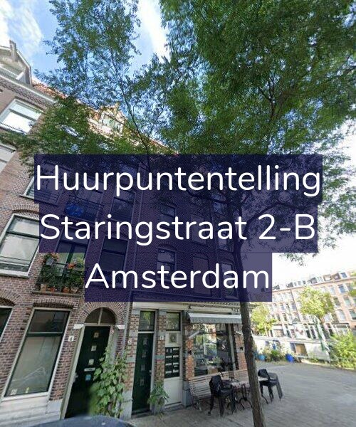 Foto gevel Huurpuntentelling voor Staringstraat 2-B, Amsterdam