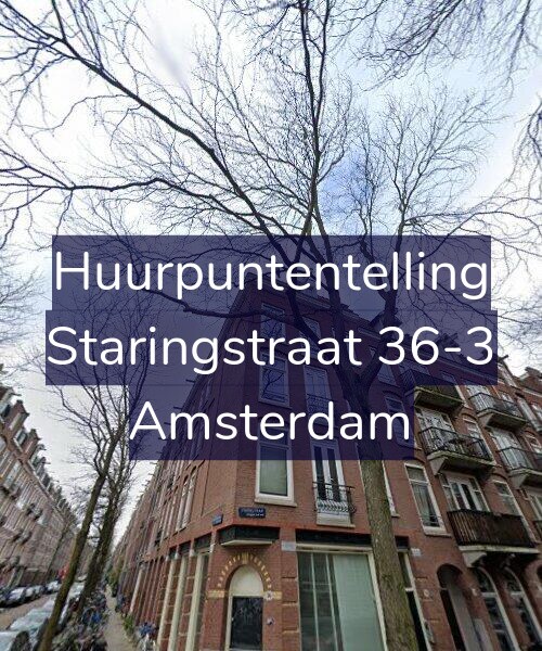 Foto gevel Huurpuntentelling voor Staringstraat 36-3, Amsterdam