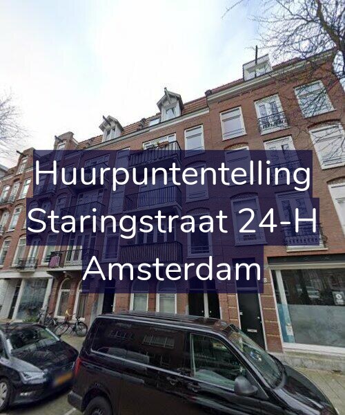 Foto gevel Huurpuntentelling voor Staringstraat 24-H, Amsterdam