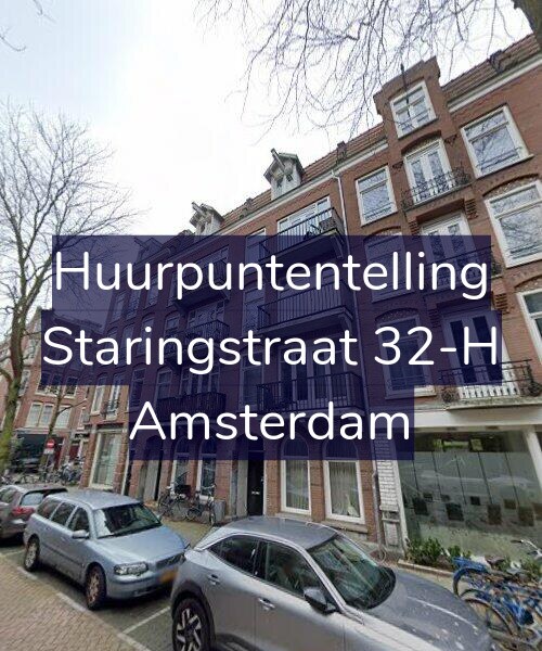 Foto gevel Huurpuntentelling voor Staringstraat 32-H, Amsterdam