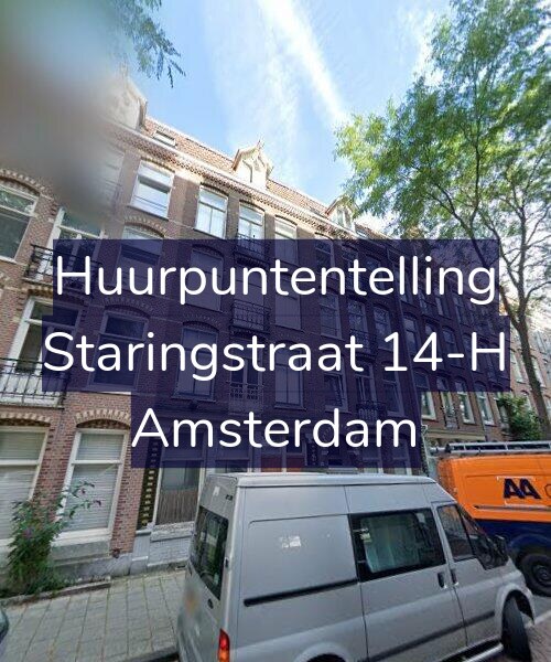 Foto gevel Huurpuntentelling voor Staringstraat 14-H, Amsterdam