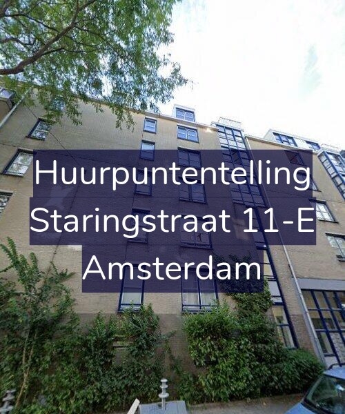 Foto gevel Huurpuntentelling voor Staringstraat 11-E, Amsterdam