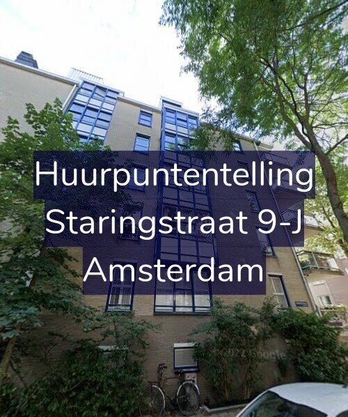 Foto gevel Huurpuntentelling voor Staringstraat 9-J, Amsterdam