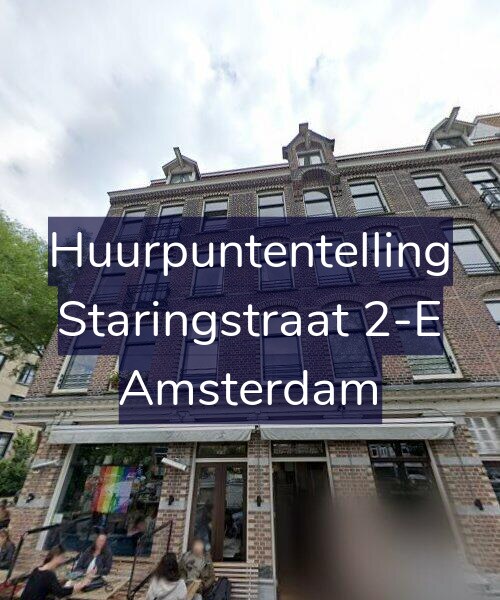 Foto gevel Huurpuntentelling voor Staringstraat 2-E, Amsterdam