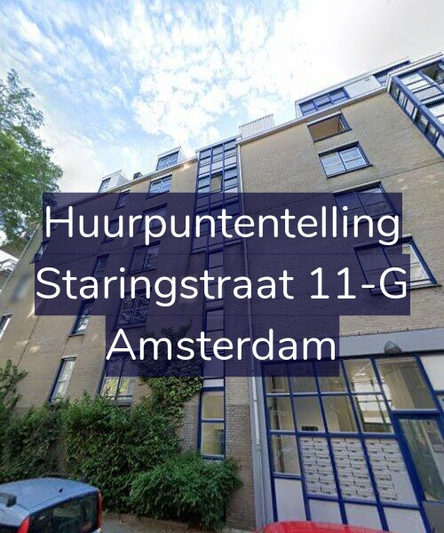 Foto gevel Huurpuntentelling voor Staringstraat 11-G, Amsterdam