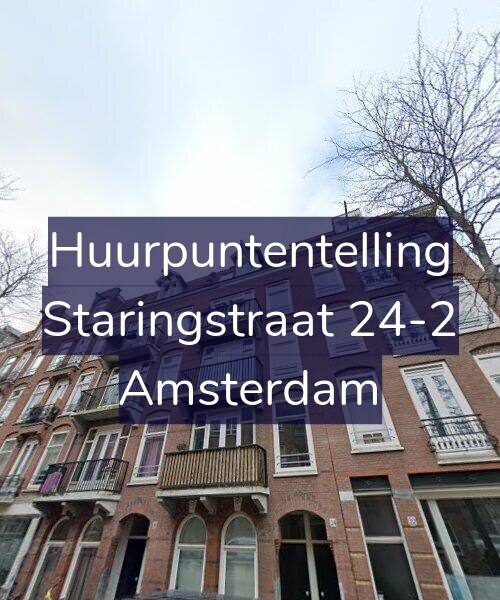 Foto gevel Huurpuntentelling voor Staringstraat 24-2, Amsterdam