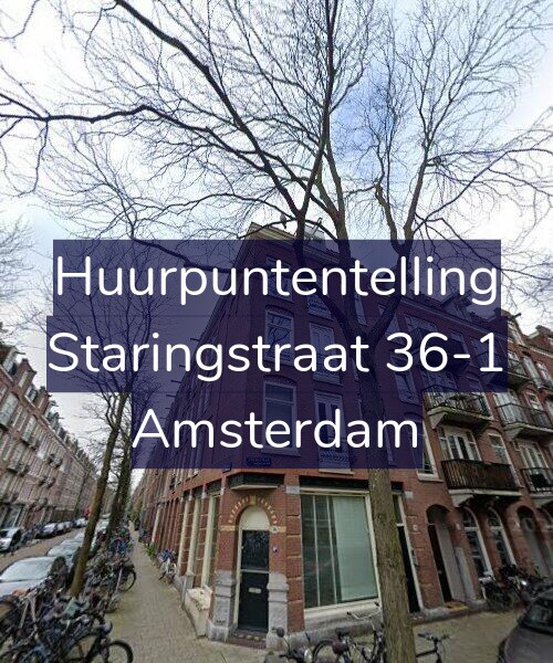 Foto gevel Huurpuntentelling voor Staringstraat 36-1, Amsterdam