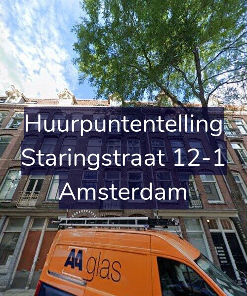Foto gevel Huurpuntentelling voor Staringstraat 12-1, Amsterdam