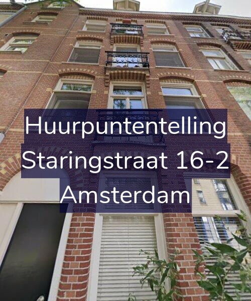 Foto gevel Huurpuntentelling voor Staringstraat 16-2, Amsterdam