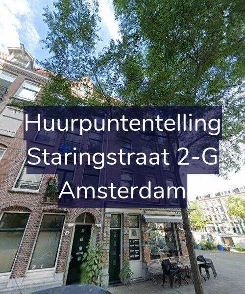 Foto gevel Huurpuntentelling voor Staringstraat 2-G, Amsterdam