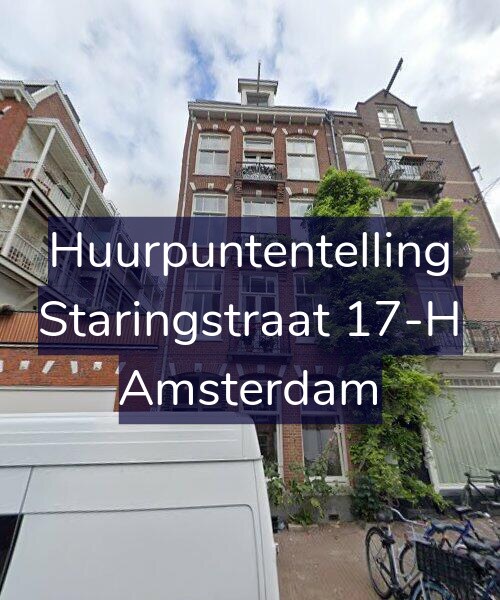 Foto gevel Huurpuntentelling voor Staringstraat 17-H, Amsterdam