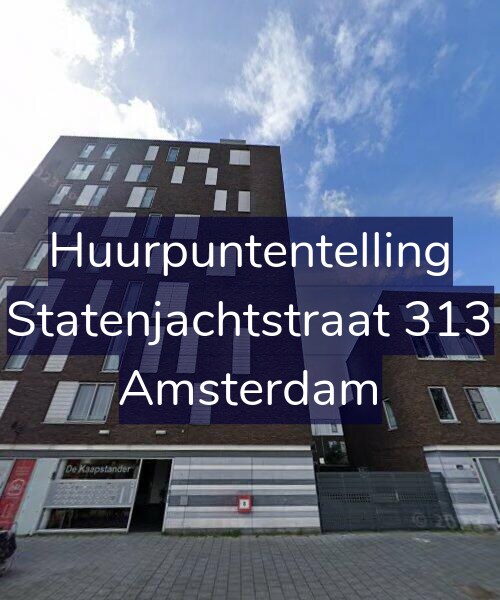 Foto gevel Huurpuntentelling voor Statenjachtstraat 313, Amsterdam
