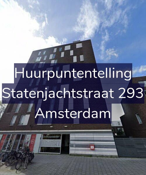 Foto gevel Huurpuntentelling voor Statenjachtstraat 293, Amsterdam