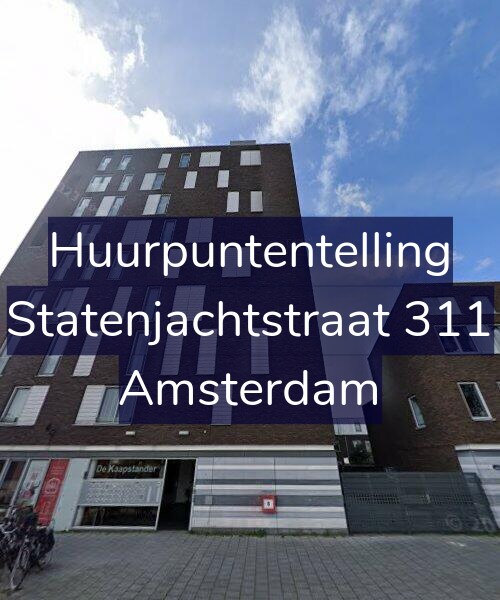 Foto gevel Huurpuntentelling voor Statenjachtstraat 311, Amsterdam