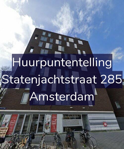 Foto gevel Huurpuntentelling voor Statenjachtstraat 285, Amsterdam