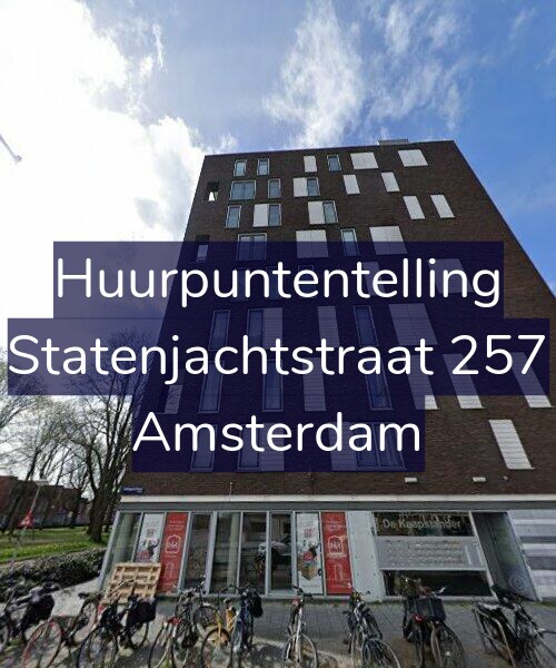 Foto gevel Huurpuntentelling voor Statenjachtstraat 257, Amsterdam