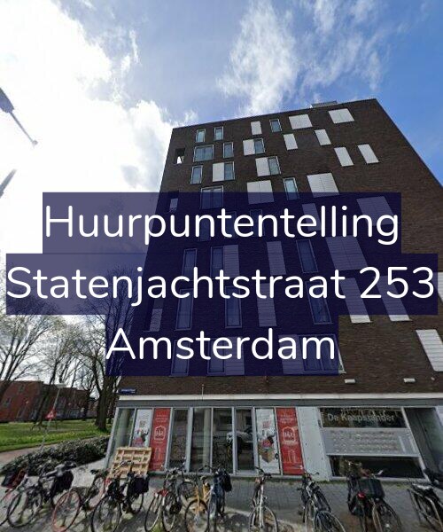 Foto gevel Huurpuntentelling voor Statenjachtstraat 253, Amsterdam