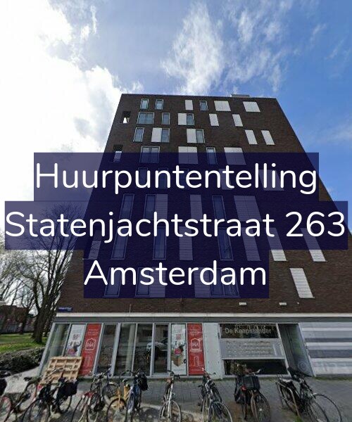 Foto gevel Huurpuntentelling voor Statenjachtstraat 263, Amsterdam