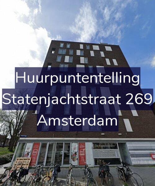 Foto gevel Huurpuntentelling voor Statenjachtstraat 269, Amsterdam