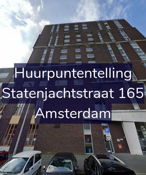 Foto gevel Huurpuntentelling voor Statenjachtstraat 165, Amsterdam