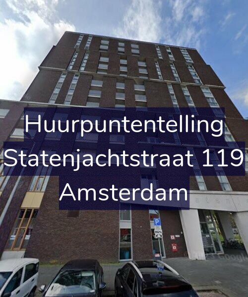 Foto gevel Huurpuntentelling voor Statenjachtstraat 119, Amsterdam