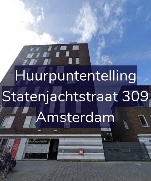 Foto gevel Huurpuntentelling voor Statenjachtstraat 309, Amsterdam