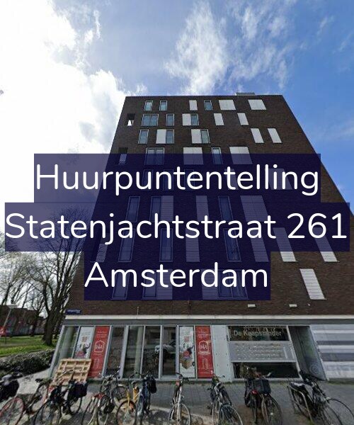 Foto gevel Huurpuntentelling voor Statenjachtstraat 261, Amsterdam