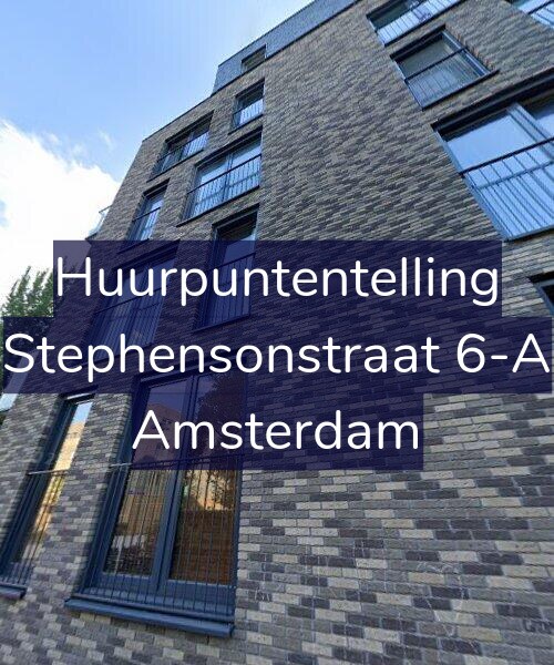 Foto gevel Huurpuntentelling voor Stephensonstraat 6-A, Amsterdam