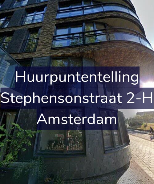 Foto gevel Huurpuntentelling voor Stephensonstraat 2-H, Amsterdam