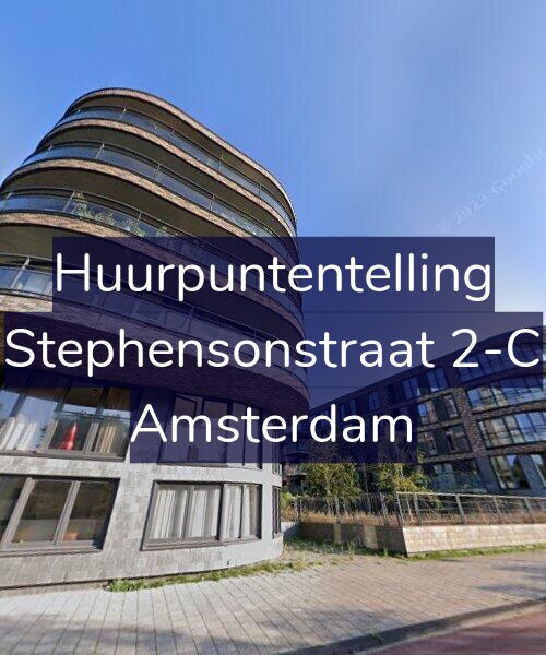 Foto gevel Huurpuntentelling voor Stephensonstraat 2-C, Amsterdam