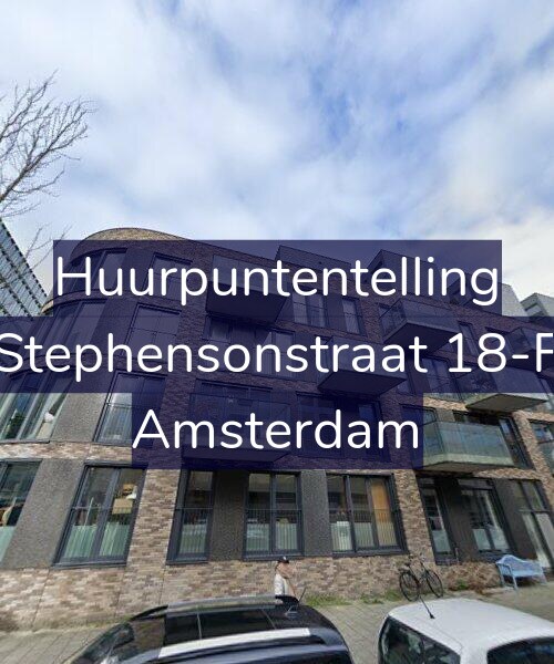 Foto gevel Huurpuntentelling voor Stephensonstraat 18-F, Amsterdam