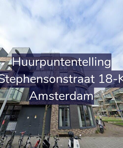 Foto gevel Huurpuntentelling voor Stephensonstraat 18-K, Amsterdam