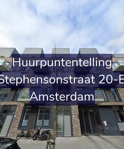 Foto gevel Huurpuntentelling voor Stephensonstraat 20-B, Amsterdam