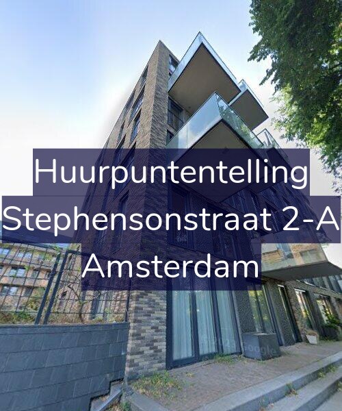 Foto gevel Huurpuntentelling voor Stephensonstraat 2-A, Amsterdam