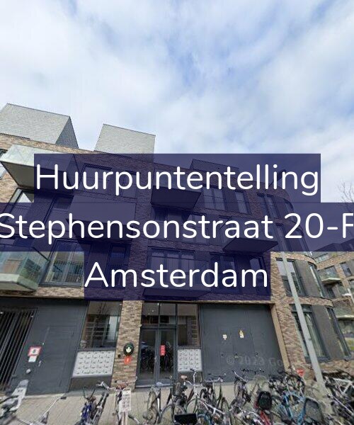 Foto gevel Huurpuntentelling voor Stephensonstraat 20-F, Amsterdam