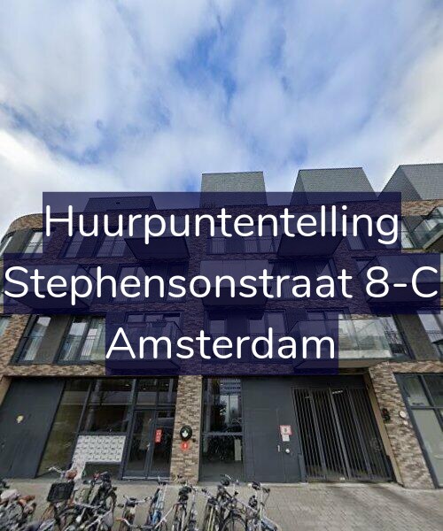 Foto gevel Huurpuntentelling voor Stephensonstraat 8-C, Amsterdam