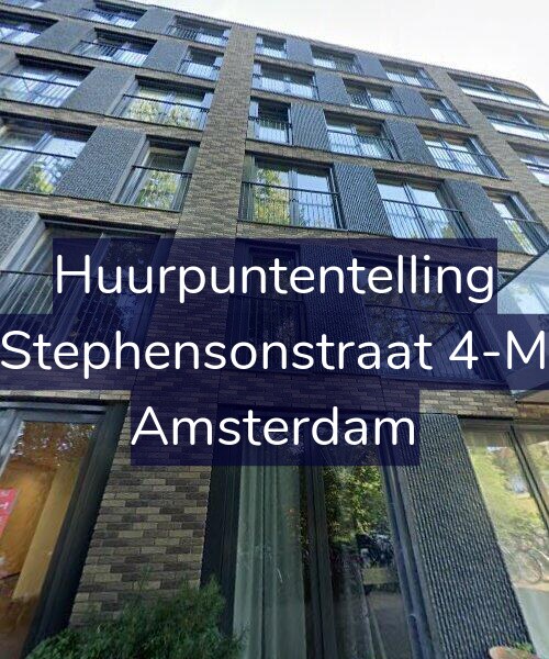 Foto gevel Huurpuntentelling voor Stephensonstraat 4-M, Amsterdam