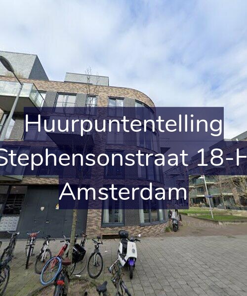 Foto gevel Huurpuntentelling voor Stephensonstraat 18-H, Amsterdam
