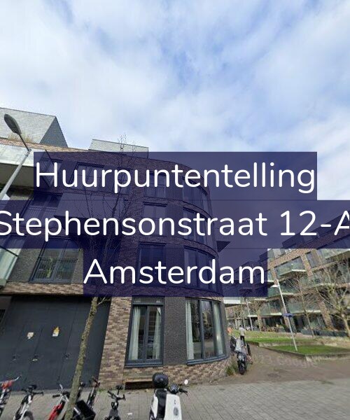 Foto gevel Huurpuntentelling voor Stephensonstraat 12-A, Amsterdam