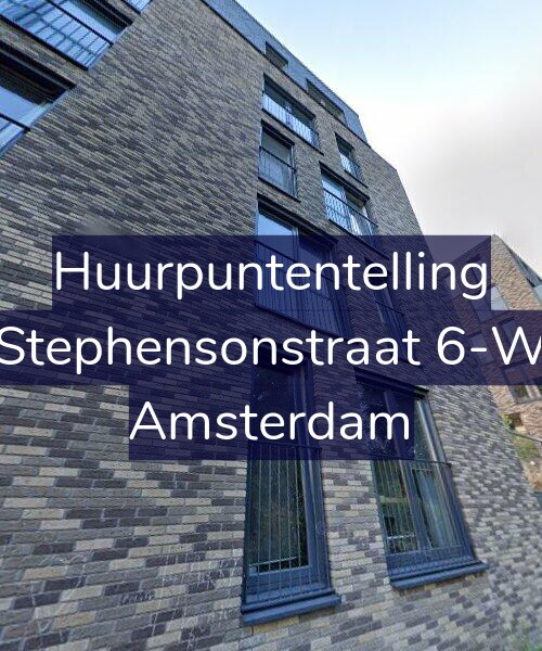 Foto gevel Huurpuntentelling voor Stephensonstraat 6-W, Amsterdam