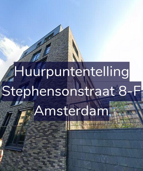 Foto gevel Huurpuntentelling voor Stephensonstraat 8-F, Amsterdam