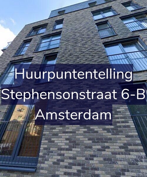 Foto gevel Huurpuntentelling voor Stephensonstraat 6-B, Amsterdam