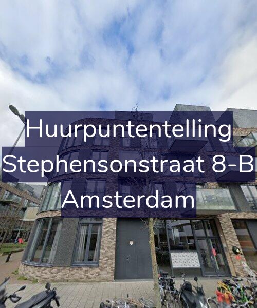 Foto gevel Huurpuntentelling voor Stephensonstraat 8-B, Amsterdam