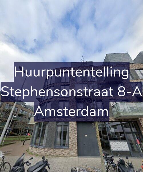 Foto gevel Huurpuntentelling voor Stephensonstraat 8-A, Amsterdam