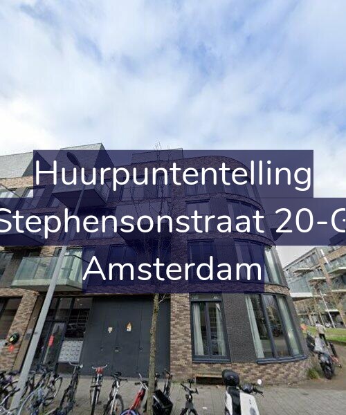 Foto gevel Huurpuntentelling voor Stephensonstraat 20-G, Amsterdam